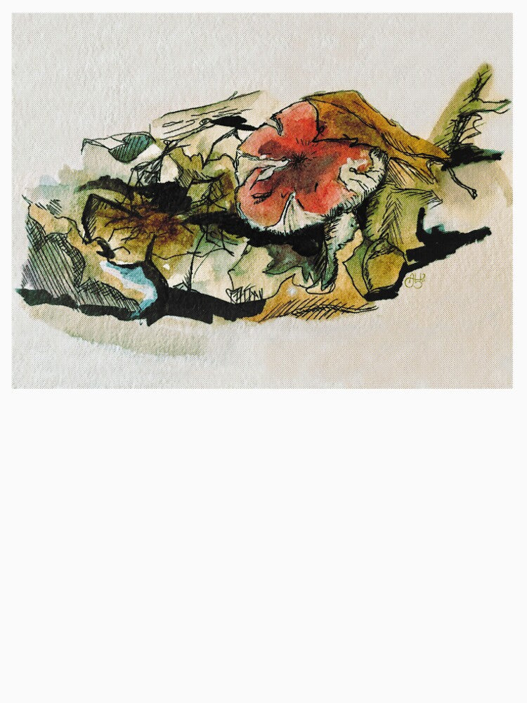 Hot off the press autumn mushroom by Ashlee Swallow