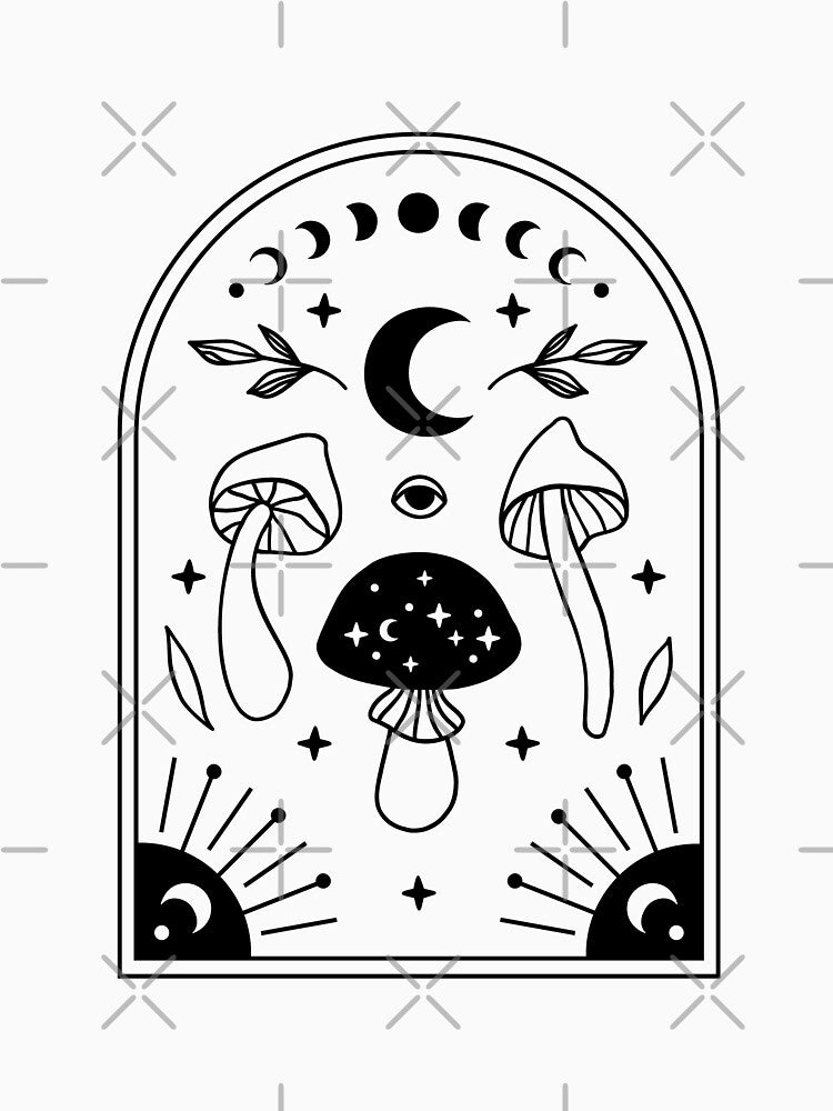 Celestial Mushroom by tatilettersart