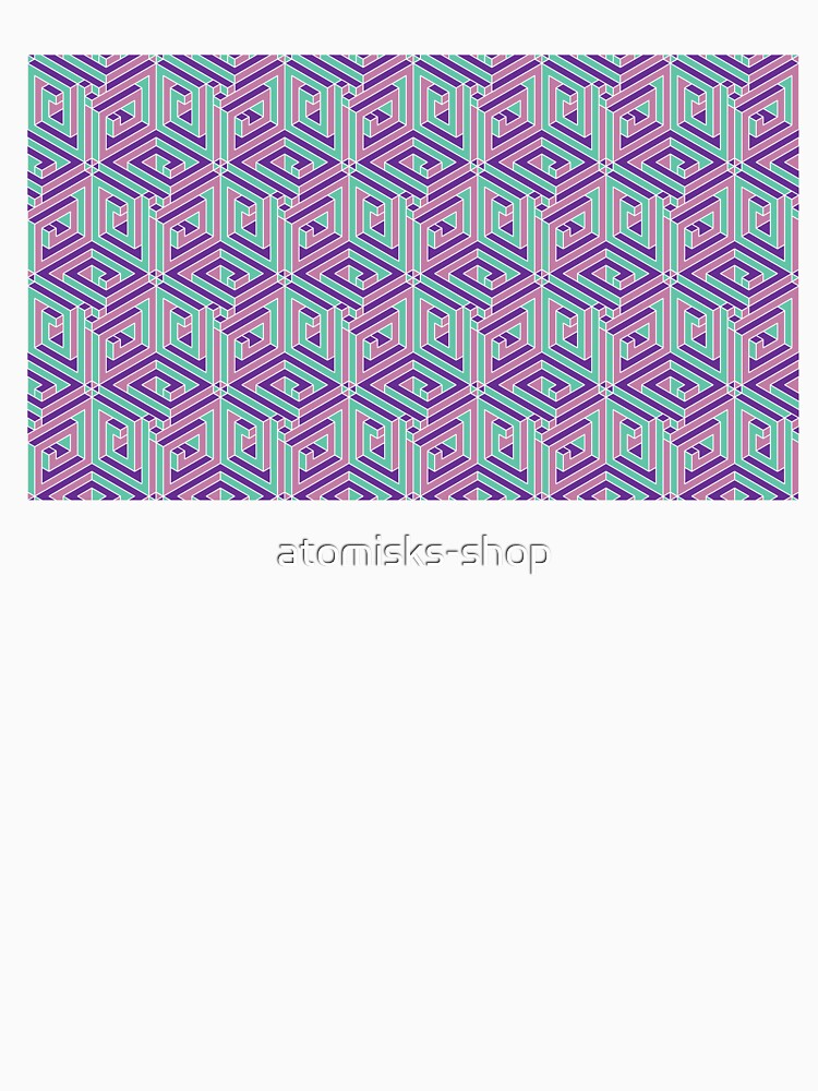 fibocube color way #2 pattern by atomisks-shop