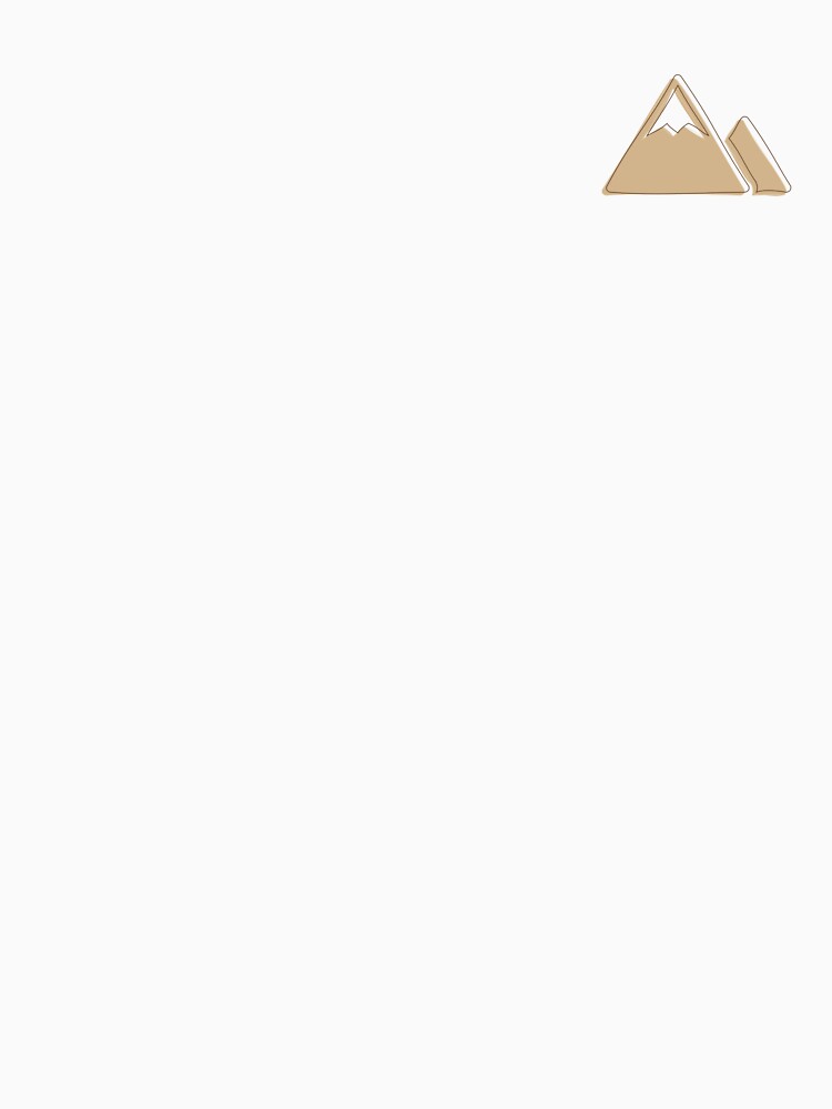 Mountain Climbing Hiking- Minimalist Style Simple Icon by MKYArt