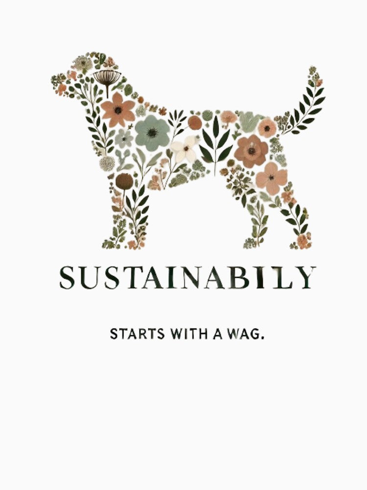 Floral Dog Design Promoting Sustainability with Style by yuxin2009