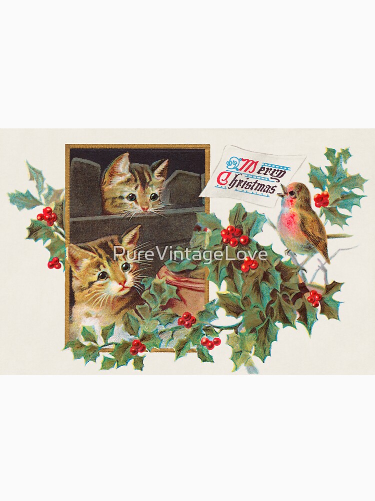 A Vintage Christmas: Christmas Kittens by PureVintageLove