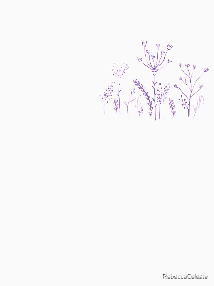 Fragile purple wildflowers by RebeccaCeleste