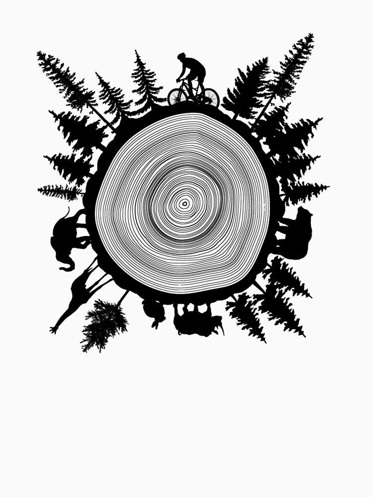 Into The Woods - Tree Ring by Joannetdresli
