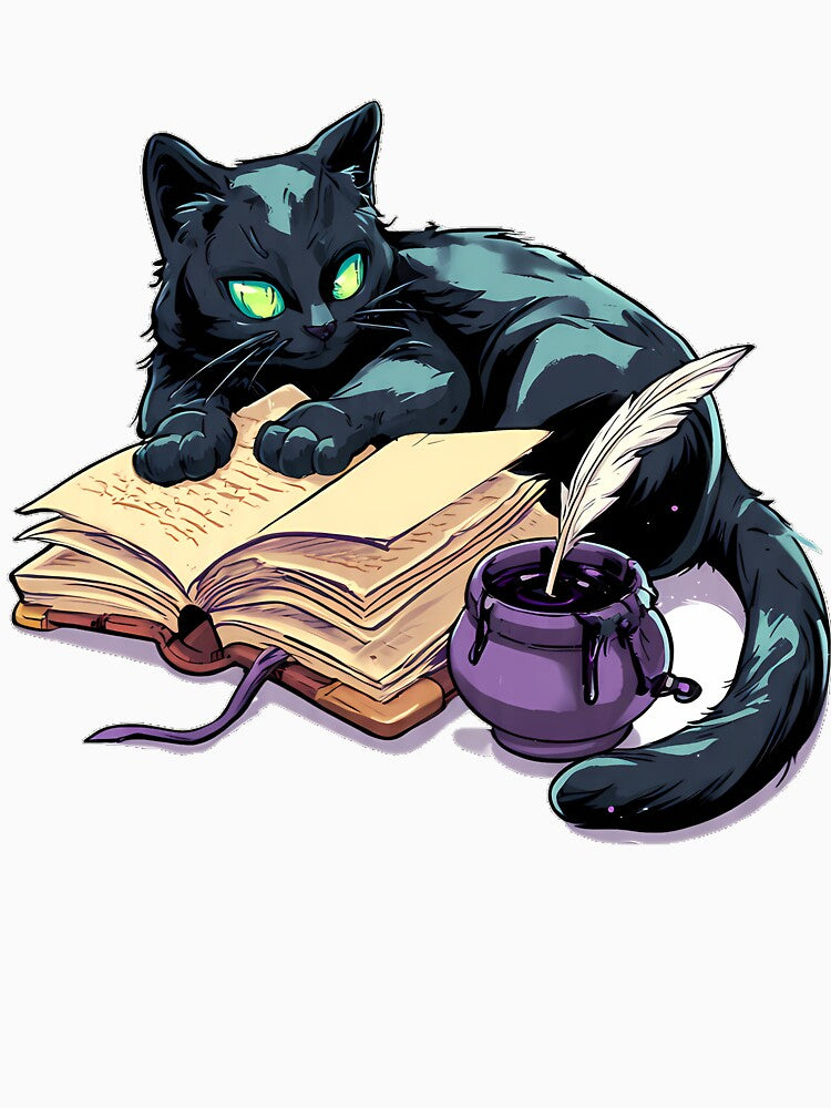 Black Cat Spellbook Ink by IllumeInk