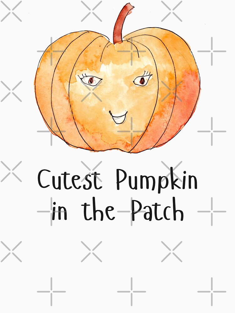 Cutest Pumpkin in the Patch Cute Halloween Meme by MaryKunzGoldman