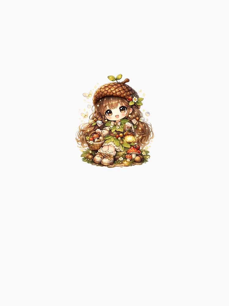 Cute Woodland Acorn Doll Kawaii Sticker by blossomfun