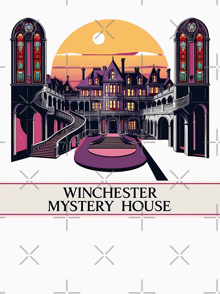 Winchester Mystery House – America’s Most Haunted Mansion Design by LoliDesignShop