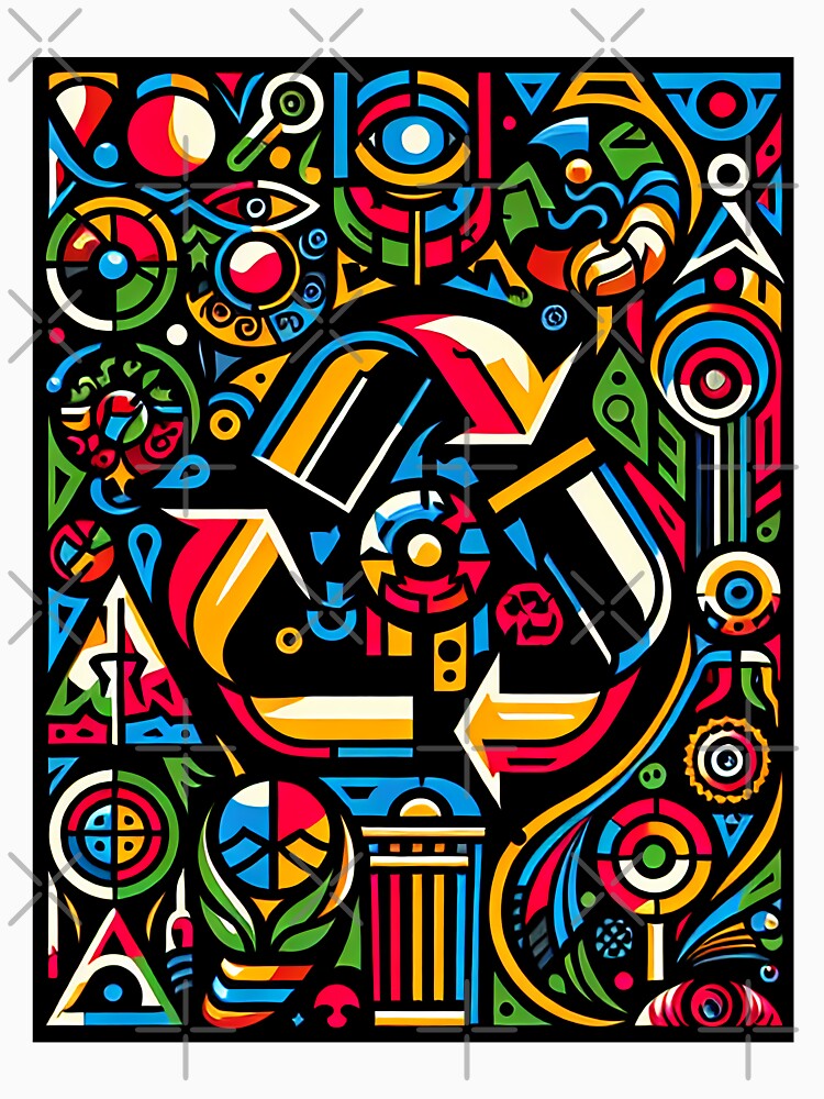 Recycle Pop Art Interpterion by SportsT-Shirts