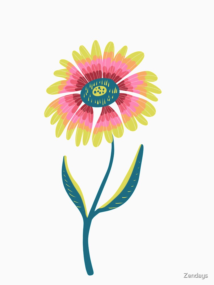 Texas Firewheel wildflower by Zendays