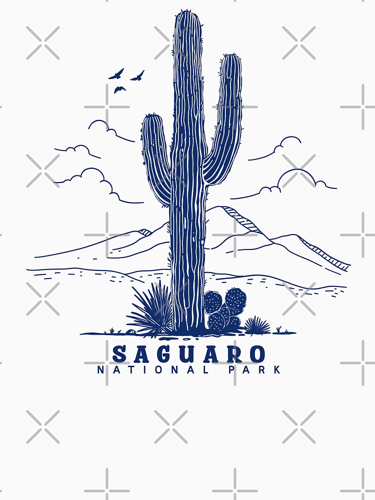 Saguaro National Park by ethnicdrawing