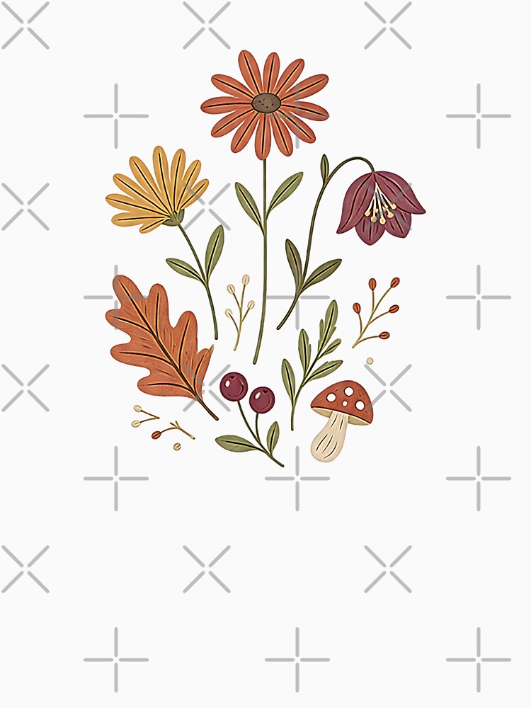 Autumn Wildflower Graphic Gift by ice-apparel