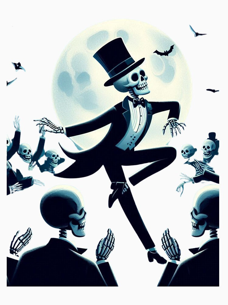"Skeles Dancing in the Moonlight" by taworn