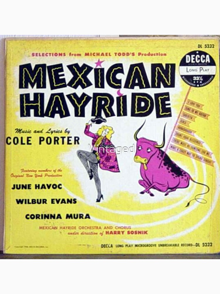 Mexican Hayride, Cole Porter, 10" lp, Musical by Vintaged