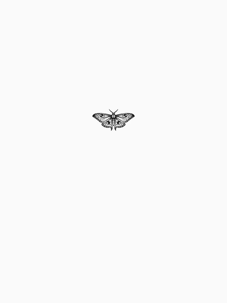 Mystical Luna Moth With Moon Phases - Dark Academia by KiboyumeStudio