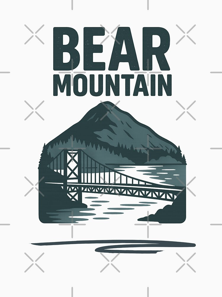 Bear Mountain – Scenic Hudson Valley Hiking Graphic by Tadeusz1