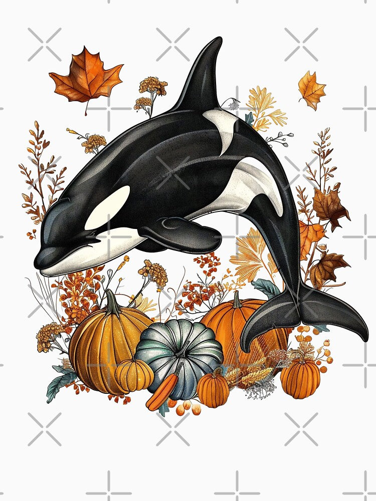 Fall Pumpkins Orca by DigitalToast