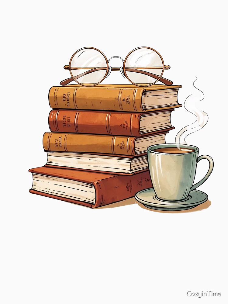 Cozy Fall Book Stack by CozyinTime