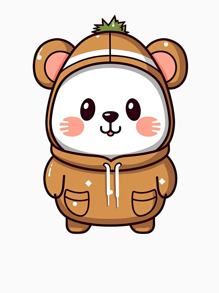 Cute Kawaii Hamster with Christmas Sweater 3 by eyestetix