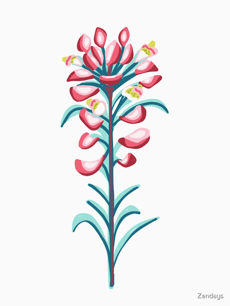 Texas Indian Paintbrush wildflower by Zendays