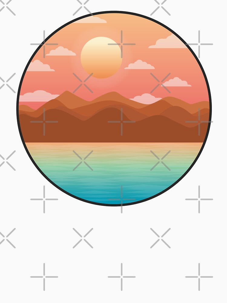 Mountain Sunset Nature Aesthetic by DJAMALK