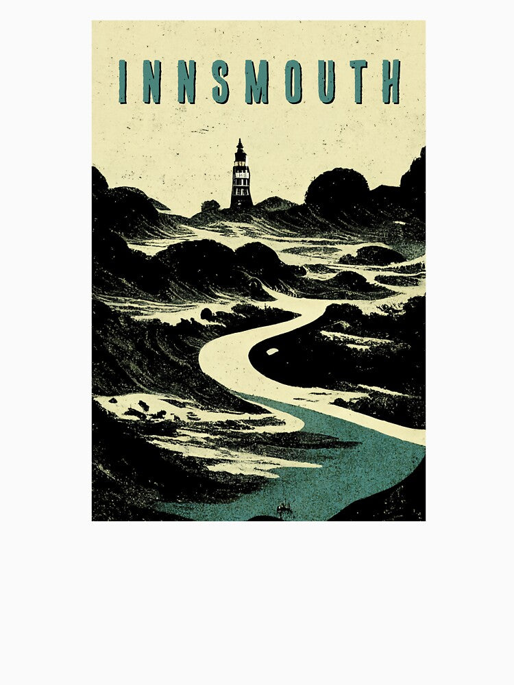 Innsmouth. Vintage Lovecraftian Travel Poster by Wavesbender