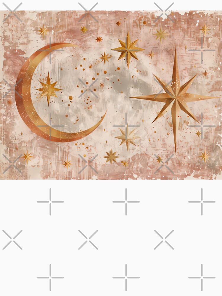 Celestial Moon and Stars by MystiS