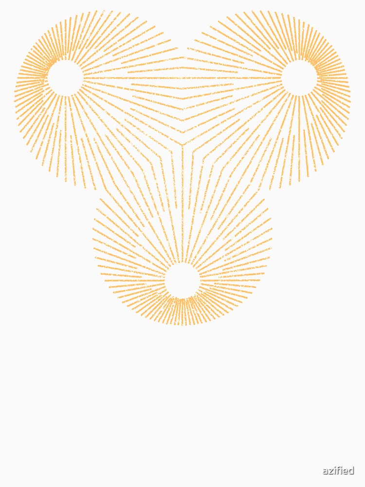 GOLDEN GEOMETRIC SUN by azified