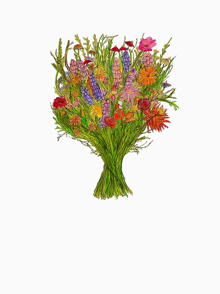 Hand Drawn Wildflowers by Lena Draws