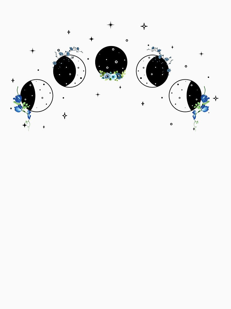 Floral Moon Phase by LunaAndRosa