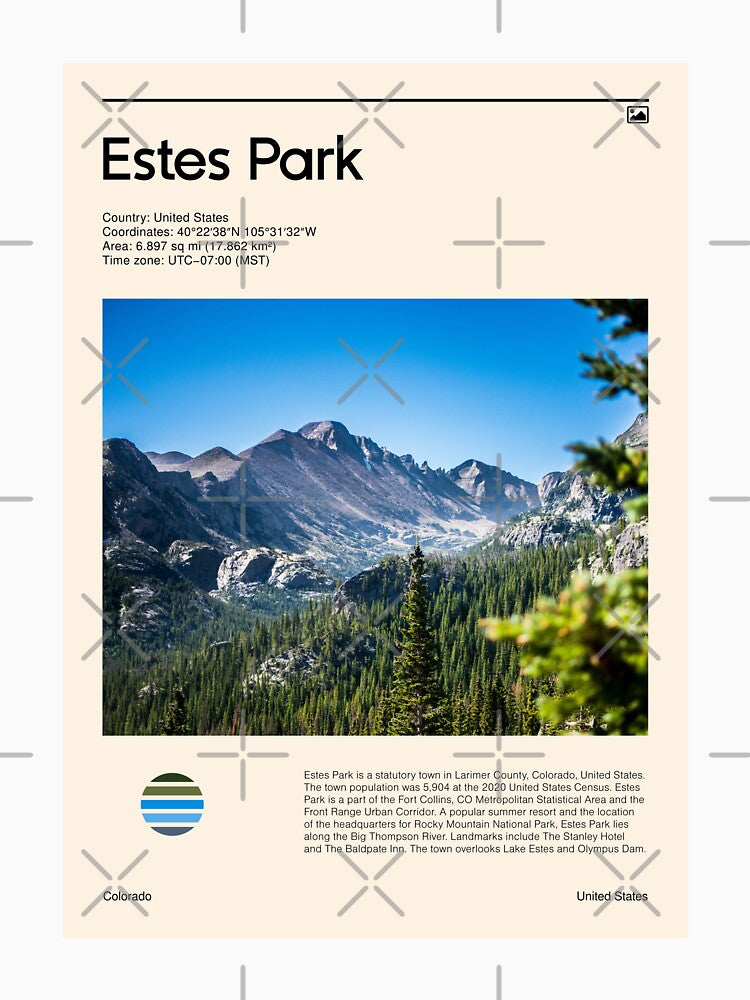 Visit Estes Park, United States (Travel poster) by RabbitK