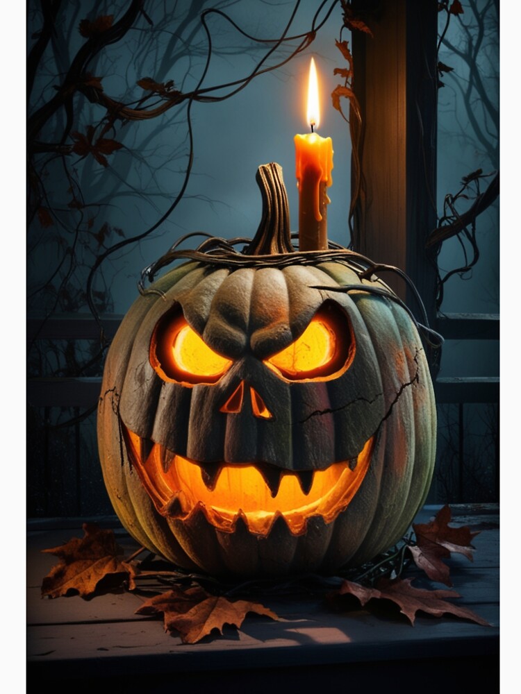 Creepy Jack o Lantern by KuhnDesign