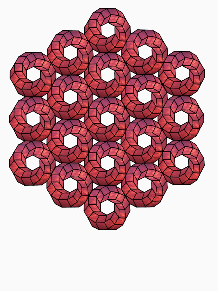 Cube Torus Red Madness by createVisions