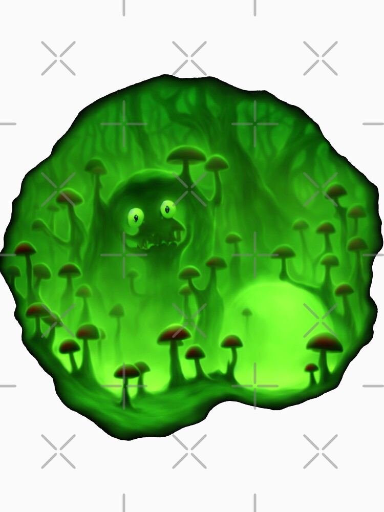 Tree-monster in a mushroom forest XIV green by BrachiaST
