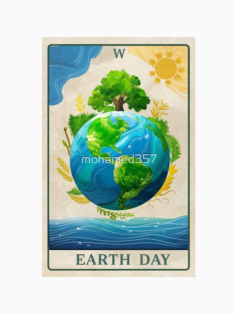 Earth Day Card T-shirt by mohamed357