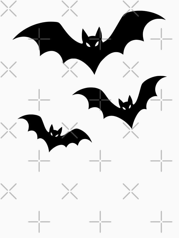 Spooky Bat Trio Halloween Aesthetic by MavtM