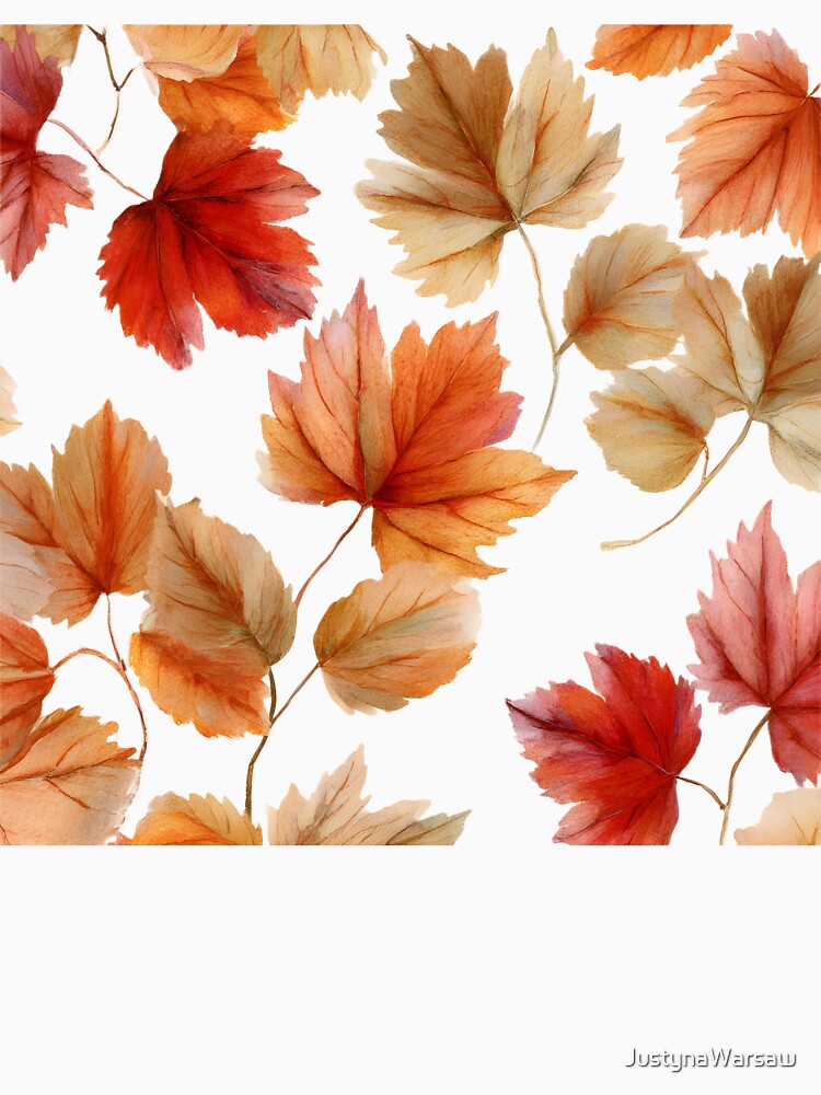autumn leaves, fall leaves, autumn, leaves, orange leaves by JustynaWarsaw