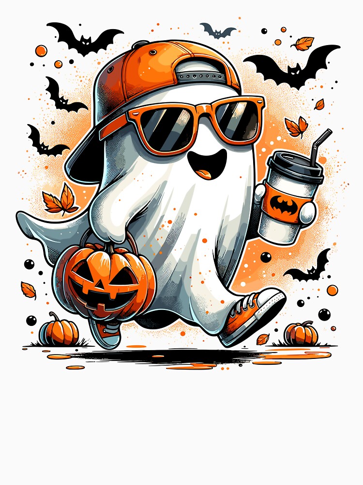 Hip Ghost spooky Costume Halloween Party Trick or Treat Wear by ROOFY-HK