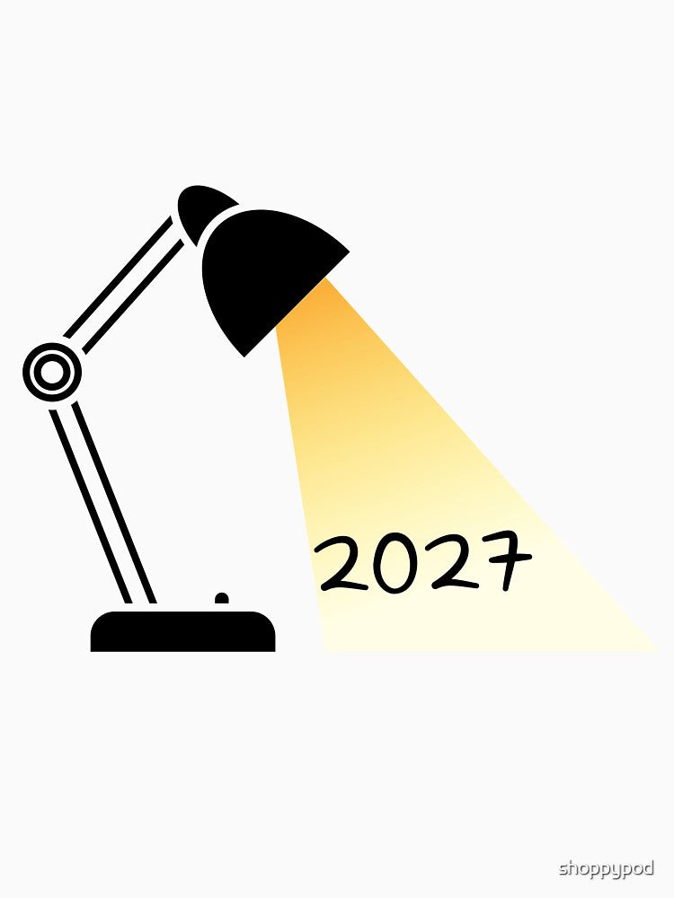 2027 New Year Minimalist Geometric by shoppypod