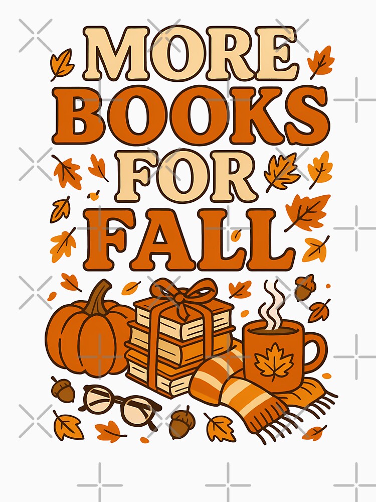 More Books for Fall – Cozy Autumn Reading Pumpkin Coffee Design by Sixtinebzh