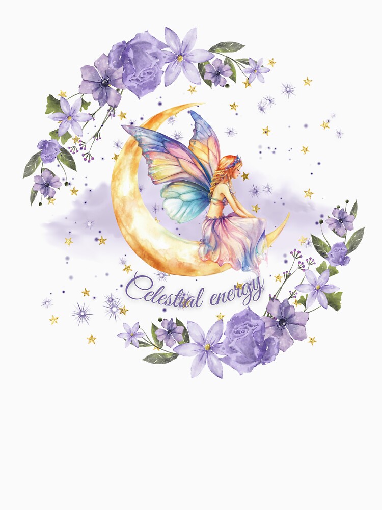 Dreamy Moon Girl – Celestial Energy Aesthetic Art by Joy & Art