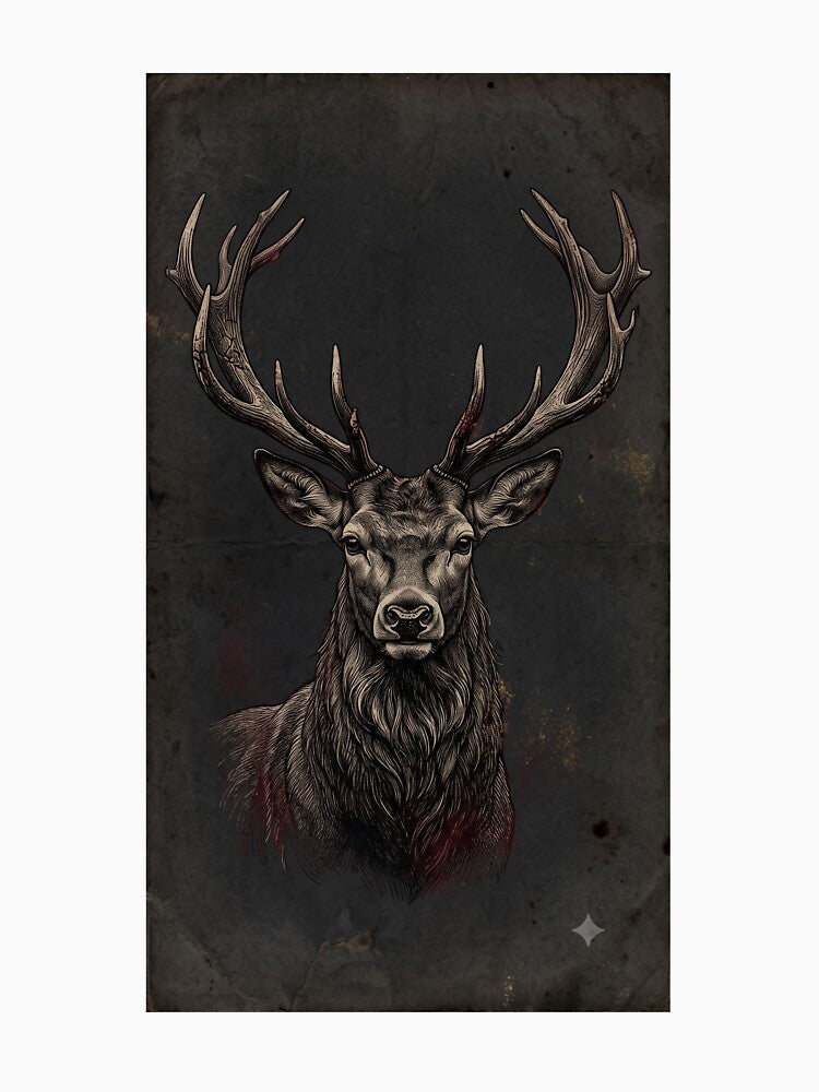 Moody Stag by Nocturnbotanica