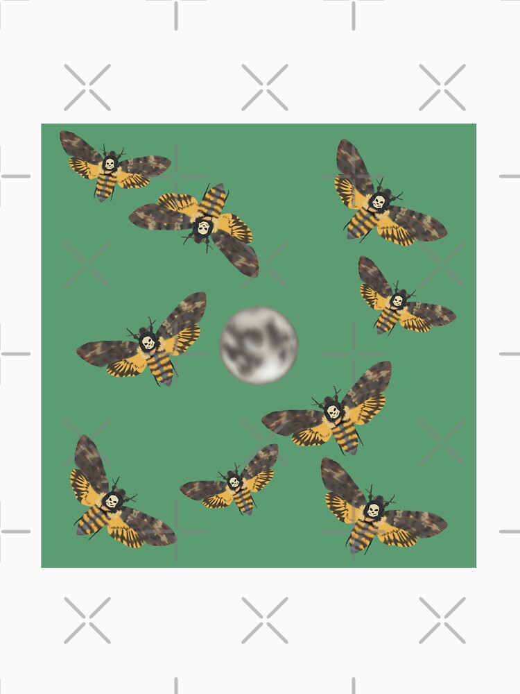Death's Head Moth and Moons Sage by Ashley Gagnon