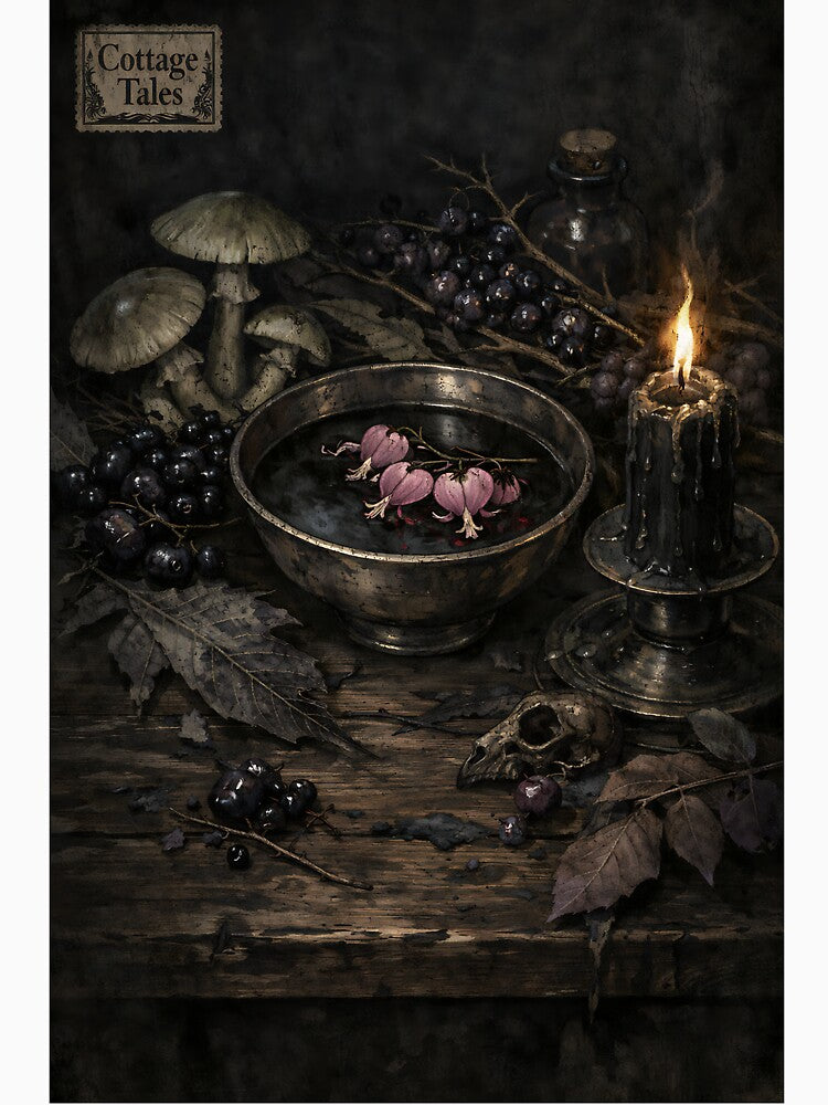 The Forager’s Mourning Table - Dark Cottagecore by bapupa