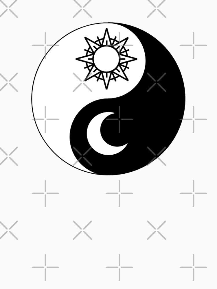 YIN/YANG, SUN/MOON - DUALITY - OPPOSITES by MrCreativeArts