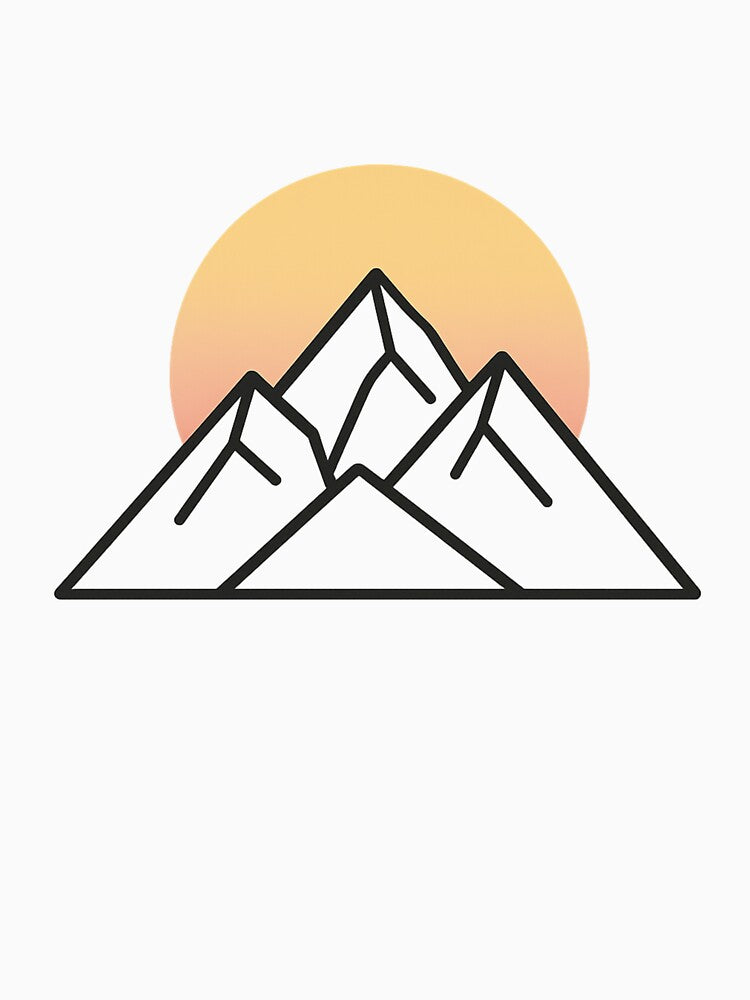 Minimalist Mountain Sunrise Adventure by Design Express