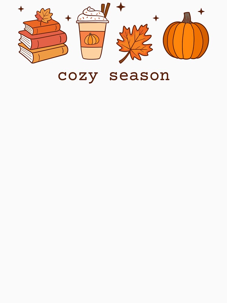 Cozy Season Books Lover Fall Coffee Pumpkin Latte Gift Autumn Women by LessIsLoud