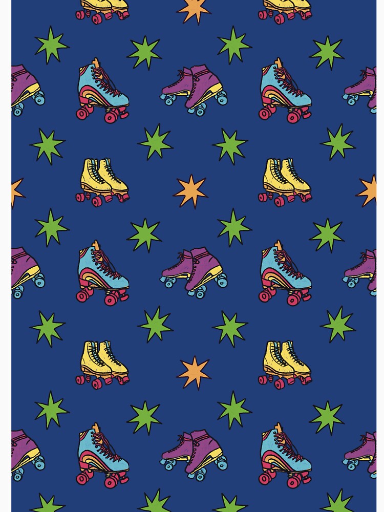 80s roller skates by aimsillustrates
