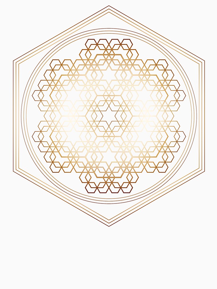 Golden Hexagon Fractal by paulatschy