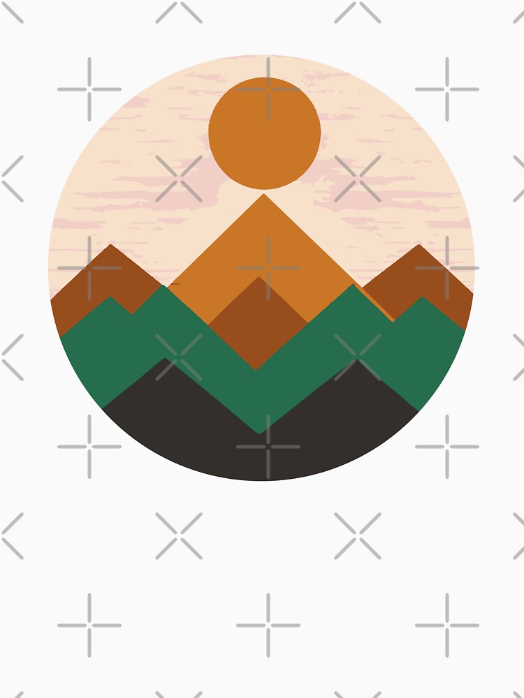 Minimalist mountain landscape by DerSenat